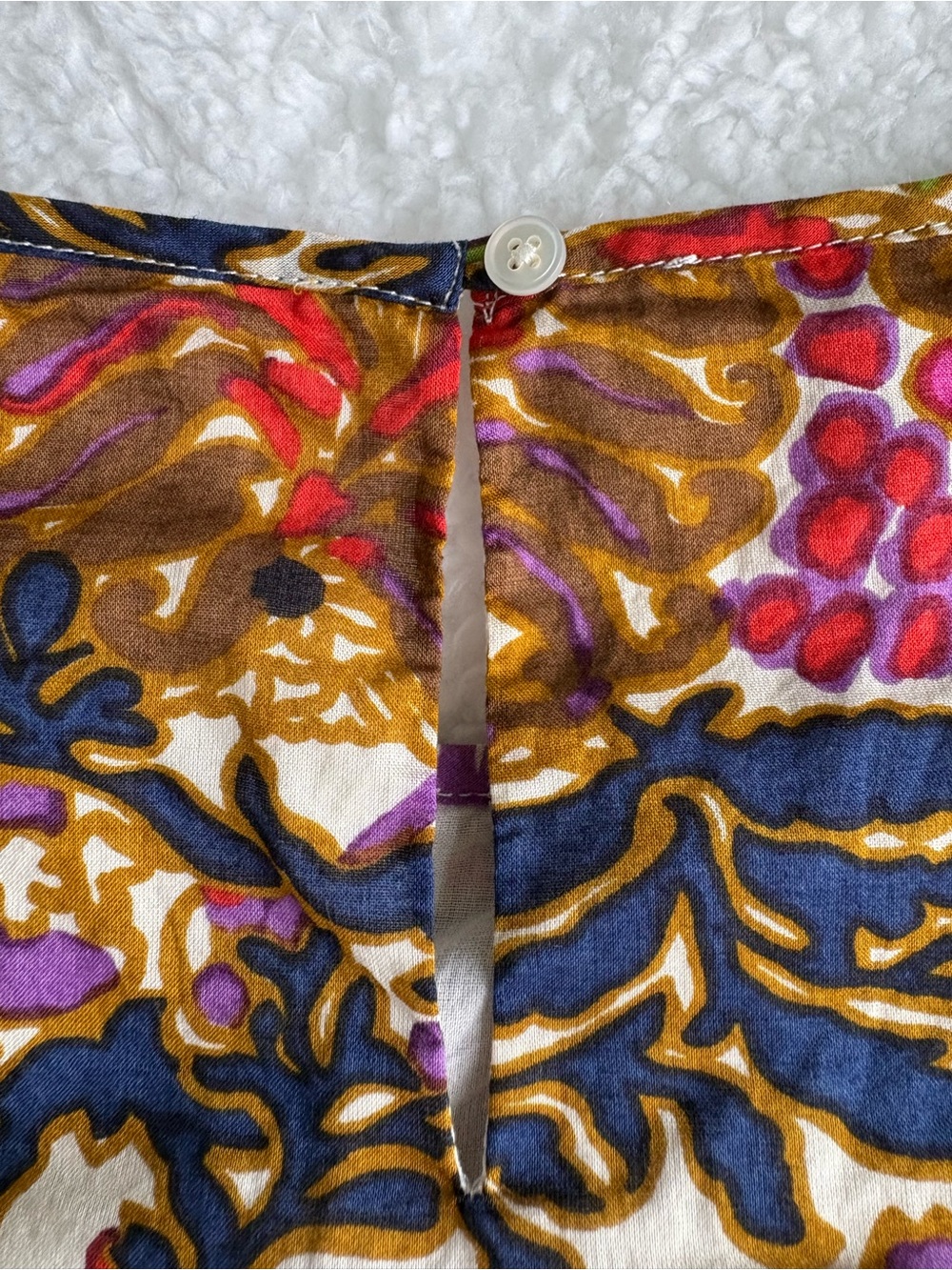 Talbots Lined Paisley Print Shell - Size 16 (XL) - Picture 10 of 15